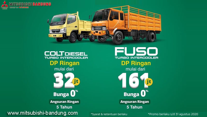 Promo Mitsubishi Colt Diesel & Fuso, Nikmati Cicilan Bunga 0% Setahun